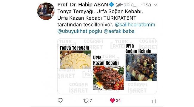 Tonya Tereyağı Tescillendi