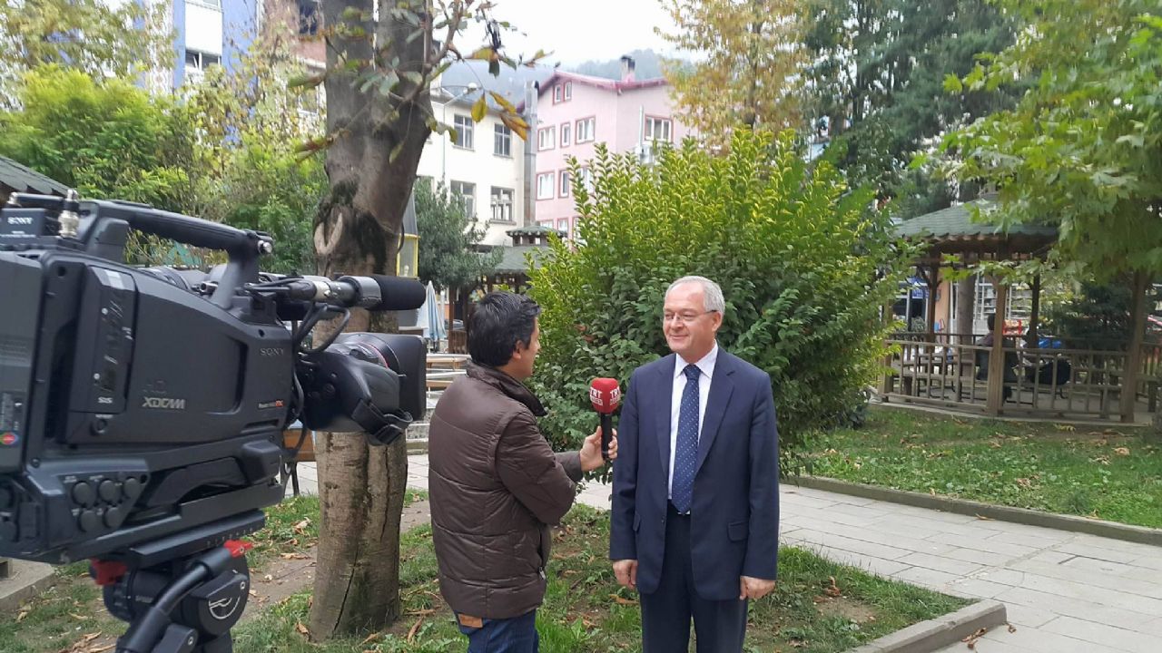 TRT HABER Tonya'da Çekim Yaptı TRT HABER Tonya'da Çekim Yaptı