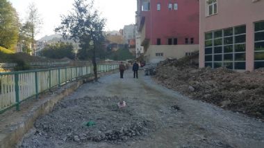 TONYA YÜRÜYÜŞ YOLUNA KAVUŞUYOR 