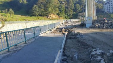 TONYA YÜRÜYÜŞ YOLUNA KAVUŞUYOR 