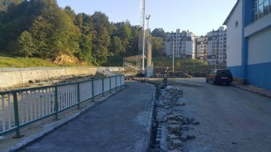 TONYA YÜRÜYÜŞ YOLUNA KAVUŞUYOR 