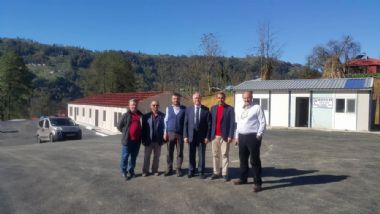 Tonya -  İskenderli Karayolu İçin Şantiye Kuruluyor